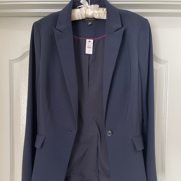 Talbots Navy Jacket - Picture 1 of 5